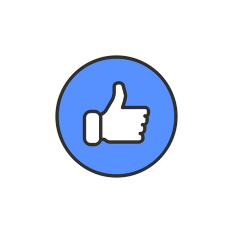 Facebook Like Icon Png Transparent 248159 Free Icons Library