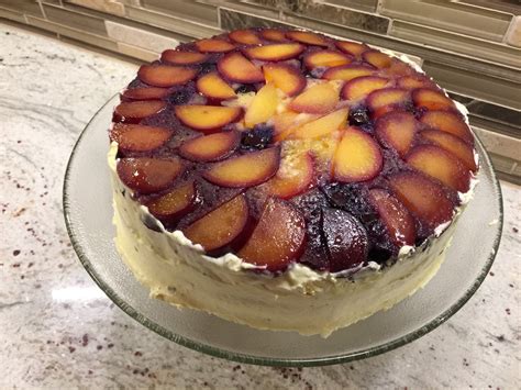 Kelly The Culinarian Cooking With Kelly Plum Blueberry Summer Cake Recipe