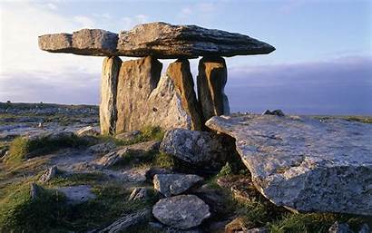 Ireland Rock Formation Landscape Dolmen Stones Formations