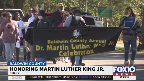 Mlk Day March In Foley Youtube