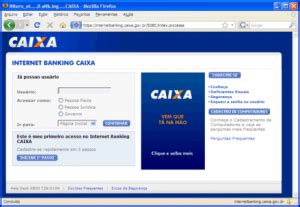 INTERNET BANKING CAIXA ECONOMICA FEDERAL SALDO E EXTRATO Digitei