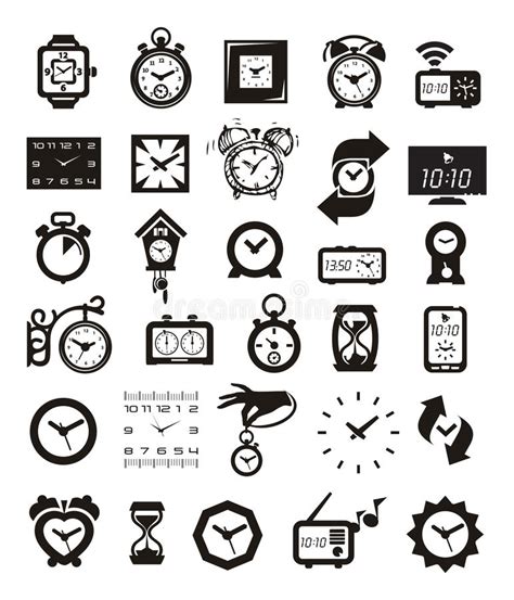 Outline Time Icon Timekeeper Stopwatch And Timer Icons Alarm Clock