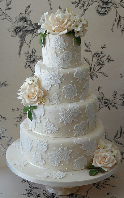 Katie Ivory Wedding Cake Wedding Cake Designs Elegant Wedding Cakes