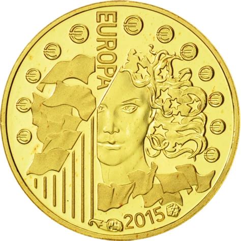 France 5 Euro Gold Coin Europa Series Europa Star Programme 70