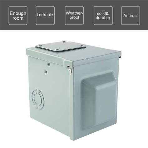 buy livtor 50 amp 125 250 volt rv power outlet box rv receptacle enclosed lockable weatherproof