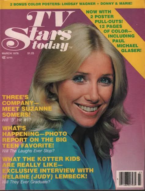 Tv Stars Today March 1978 Suzanne Somers John Ritter Threes Company