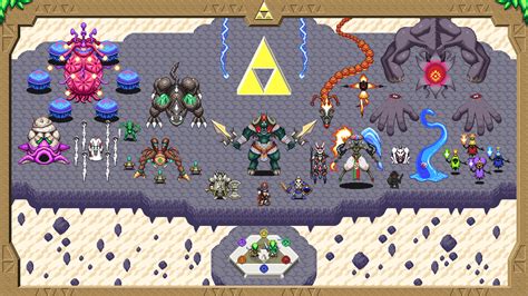 Mark Apilado The Legend Of Zelda Ocarina Of Time Pixel Art Boss Rush
