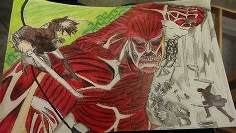 Eren vs the colossal titan full fight english dub. Eren vs Colossal Titan by TheEye15 on DeviantArt
