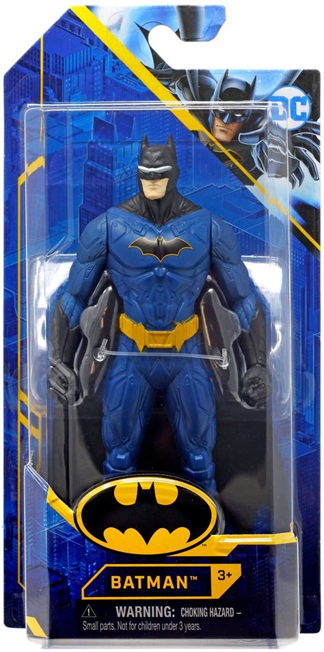 Dc Batman Basic Batman 6 Action Figure Blue Spin Master Toywiz