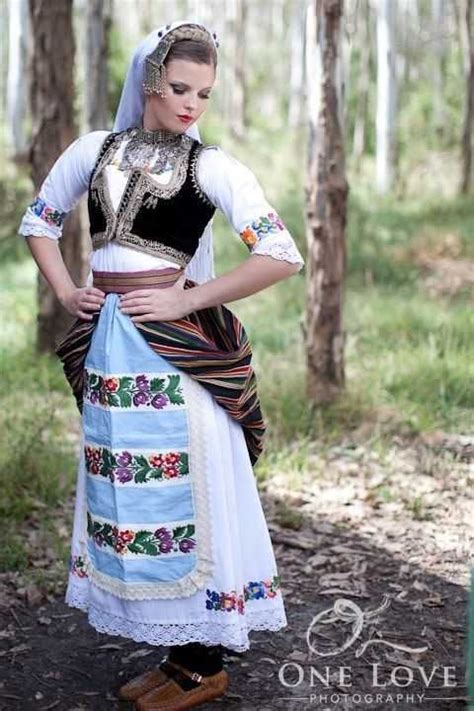 Folk Costumes Of Europe Womens Edition Serbian Clothing
