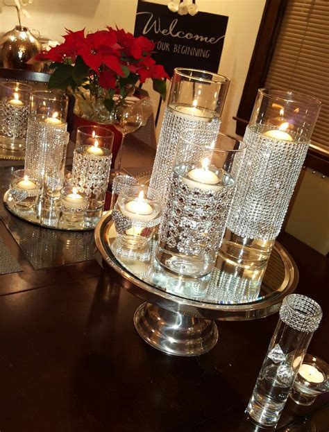 Bling Centerpiece Bling Centerpiece Centerpieces Table Decorations
