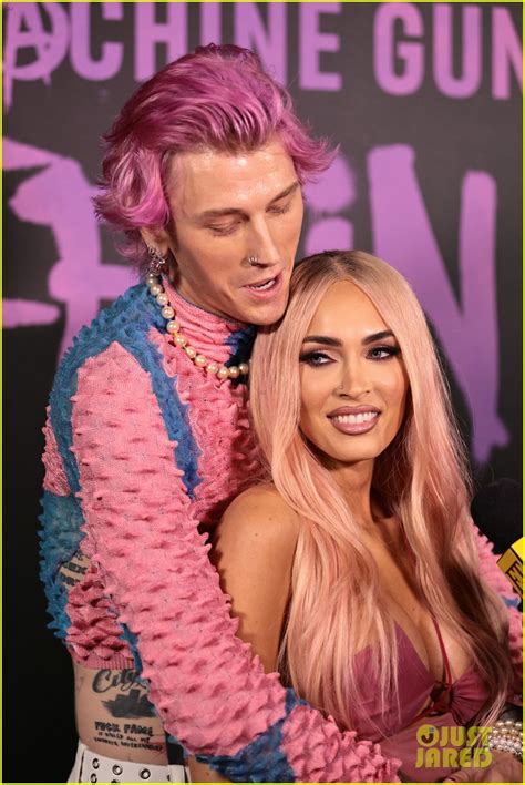 Machine Gun Kelly And Megan Fox Match In Pink At His Life In Pink