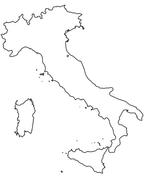 Cartina Muta Centro Italia