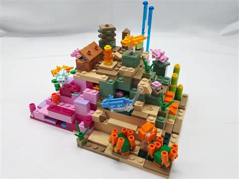 Lego Moc Axolotl Reef Xl By Iphigenie Rebrickable Build With Lego