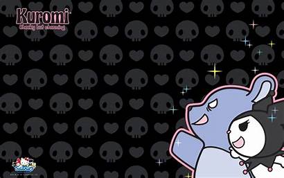 Kuromi Sanrio Kitty Hello Wallpapers Aesthetic Desktop