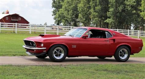 1969 Ford Mustang Boss 429 Gorgeous Candy Apple Red Classic Ford