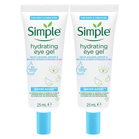 Simple Water Boost Hydrating Eye Gel 2 X 25ml Sephora Uk