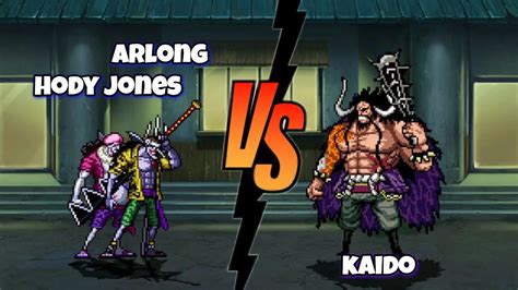 Kaido Vs Arlong And Hody Jones One Piece Fights Mugen Youtube