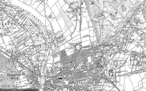 Old Maps Of Kingston Upon Thames Greater London