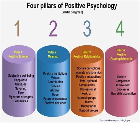 Four Pillars Of Positive Psychology Positive Psychology Psychology