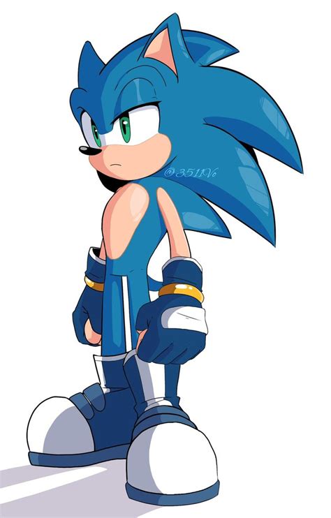 Sonic The Hedge Is Standing With His Hands On His Hips