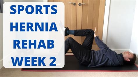 Sports Hernia Rehab Exercises Week 2 Youtube
