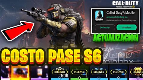 HOY SALE ACTUALIZACION TEMPORADA 6 COSTO DEL PASE S6 Y VIDEOS DE