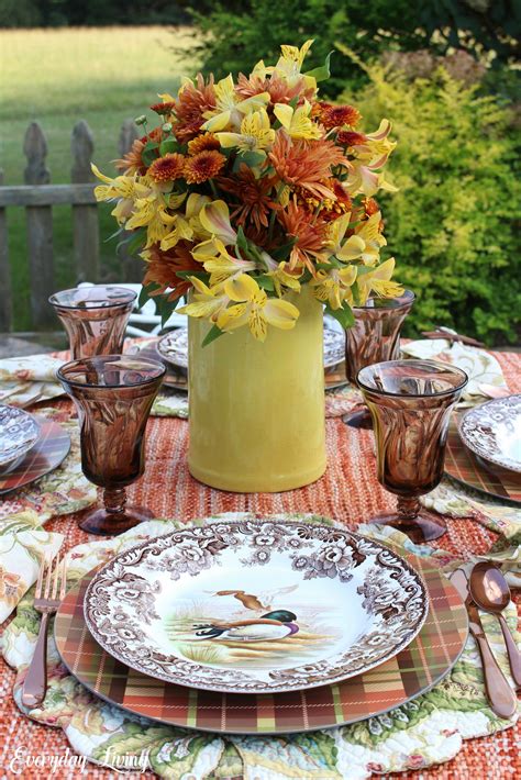 The Colors Of Autumn Fall Tablescape Fall Tablescapes Tablescapes