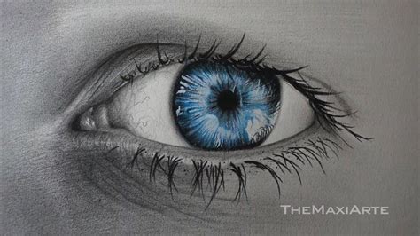 How To Draw Hyper Realistic Eyes With Colored Pencil Step By Step Easy