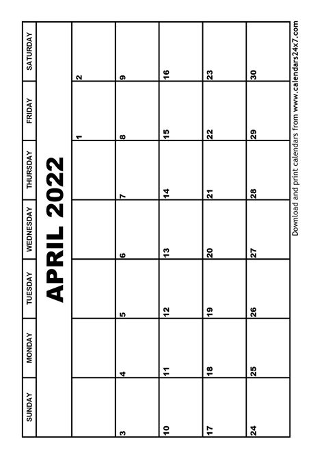 April 2022 Calendar And May 2022 Calendar