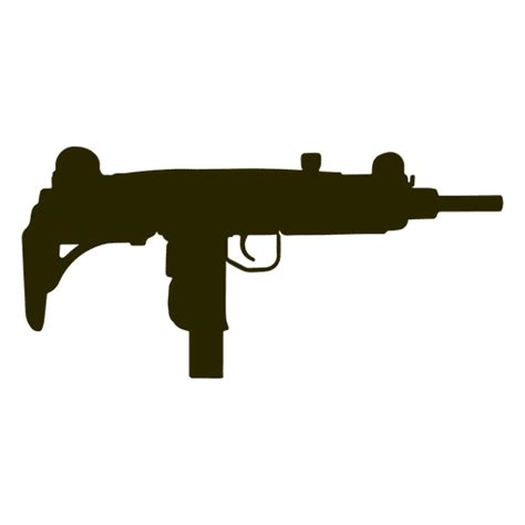 Uzi Submachine Gun Silhouette Png And Svg Design For T Shirts