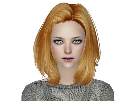 The Sims Resource Skysims Hair 242 Gold2