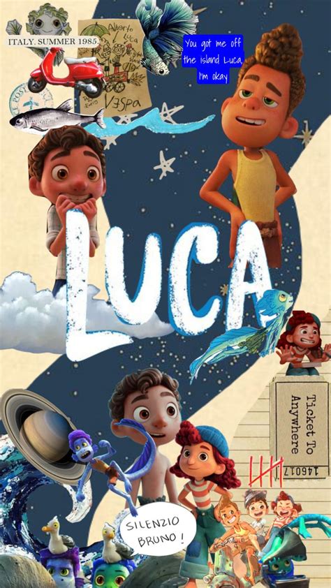 The Poster For Lucas Is Shown With Many Different Characters And Their