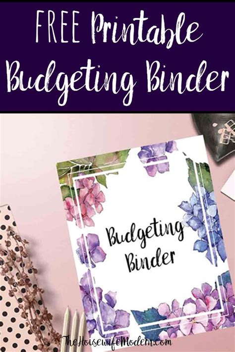 Free Printable Budgeting Binder 15 Pages