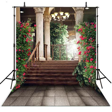 Wedding Photography Backdrops Flowers Vinyl Backdrop For Photography