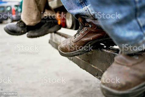Truck Drivers Taking A Break Stock Photo Download Image Now Work