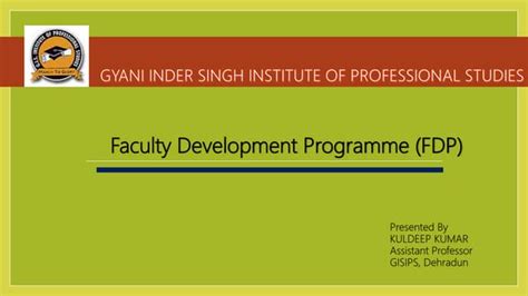 Faculty Development Programme Ppt