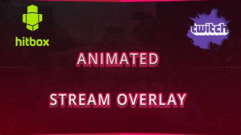 Free Twitch Overlay Hitbox 4 Color Animated Stream Overlay
