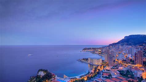 Blue Clouds Over The City Monaco Wallpaper Photos For