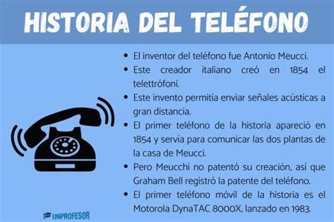 Historia Del Teléfono Y Su Evolución Resumen Corto