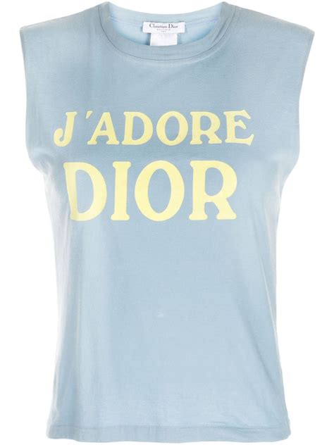 Christian Dior Pre Owned Jadore Tank Top Farfetch