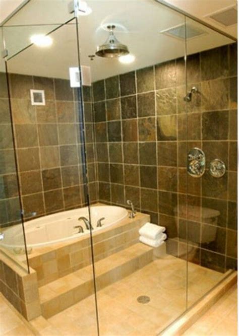 Walk in shower with tub inside. Nice designs, Bathtubs and Be nice on Pinterest