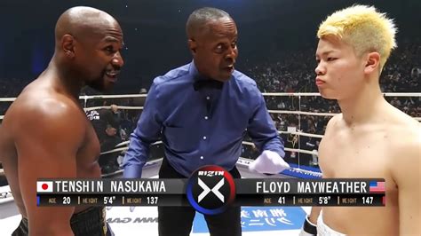 Floyd Mayweather Usa Vs Tenshin Nasukawa Japan Knockout Boxing