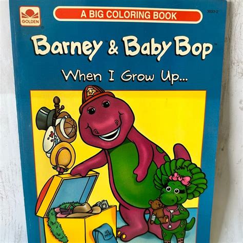 Barney Book Etsy