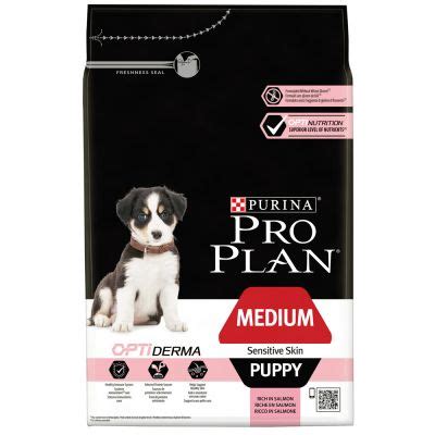 Pro plan® sport® dry food. Purina Pro Plan Puppy Medium Sensitive Skin OptiDerma - Salmon