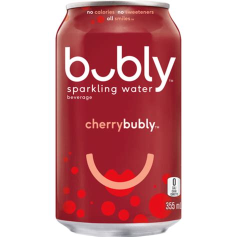 Bubly Sparkling Water Cherry 12 X 355 Ml Cans Voilà Online