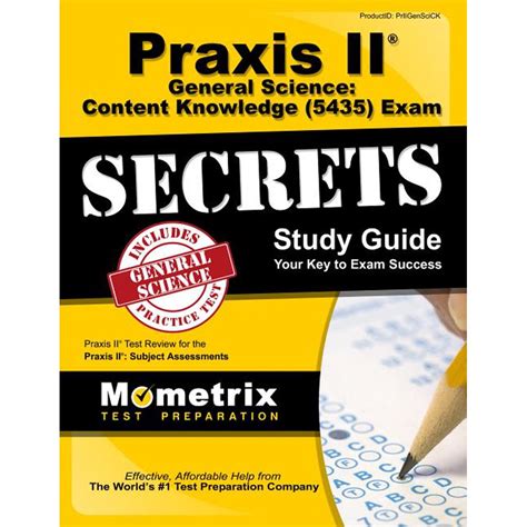 Praxis Ii General Science Content Knowledge 5435 Exam Secrets Study