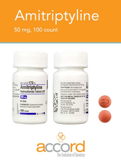 Amitriptyline Hydrochloride Tablets Accord Healthcare