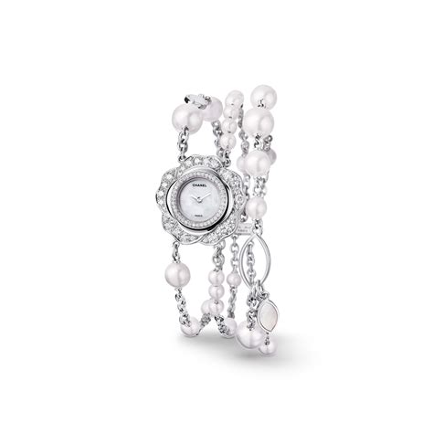 Camélia Jewelry Watch J11130 Chanel
