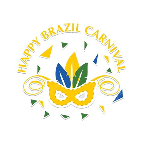 Brazilian Carnival Vector Art Png Happy Brazilian Carnival Festival